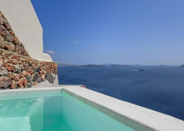 빌라 Beautiful Santorini 1 Bedroom Blissful Retreat Breathtaking 이아